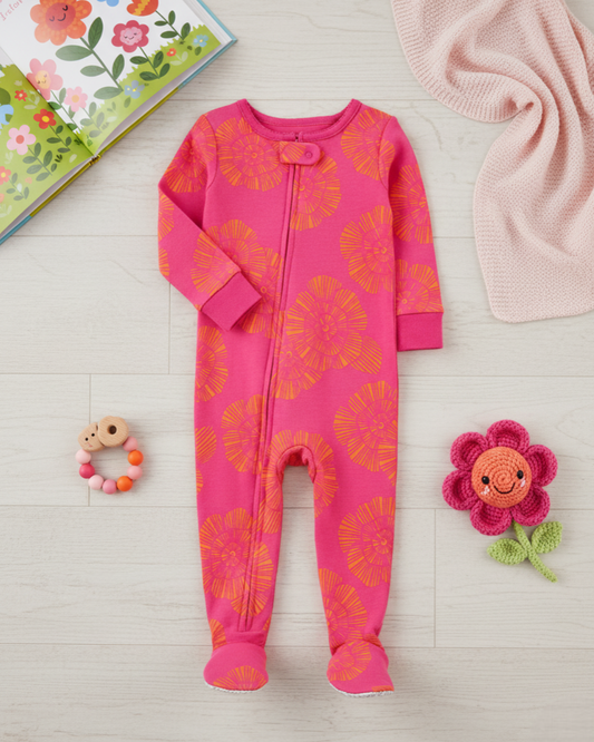 🦒 Carter’s Baby Girl "Sleepy Safari" Deluxe Gift Box – 9-Piece Essential Collection