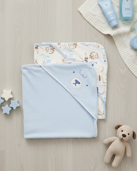 🛁 Carter’s Baby Boy "Bath Time Bliss" Deluxe Gift Box – 10-Piece Puppy Collection