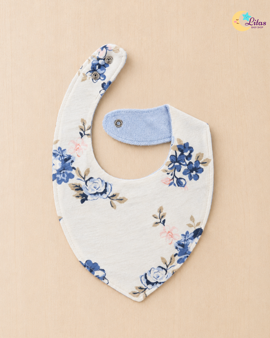 🌺Carter’s Baby Girl 3-Pack Bandana Bibs – Floral & Pink/Blue
