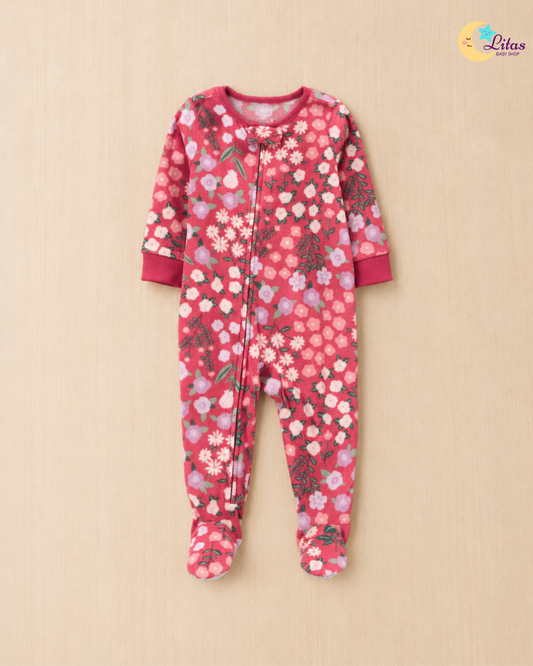 🌸 Baby Girl "Sherpa Sweetheart" All-Carter’s Value Pack – 6-Piece Boutique Collection