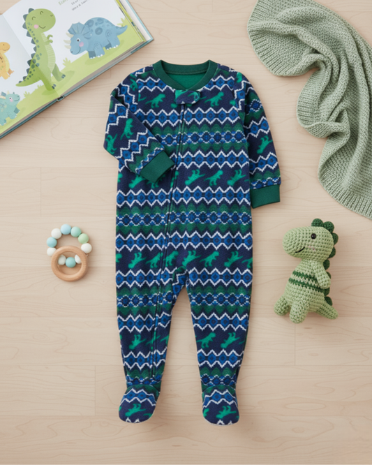 💙 Baby Boy "Dino Varsity" All-Carter’s Value Pack – 3-Piece Boutique Collection