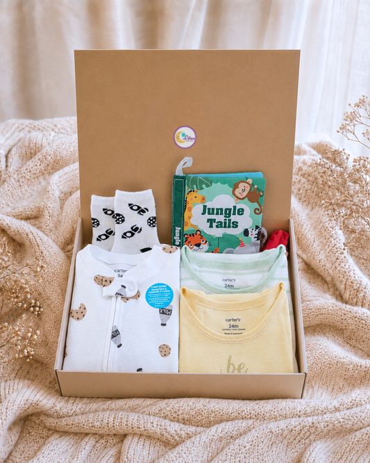 🌙Original Carter’s Baby Boy "Little Dreamer" Baby Box –5-Piece Sleep Essentials Collection