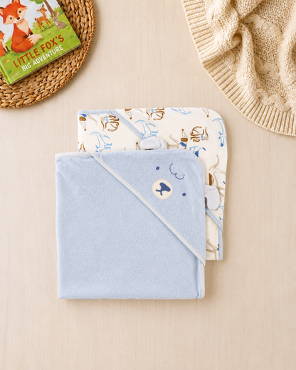 🛁 Carter’s Baby Boy "Bath Time Bliss" Deluxe Gift Box – 10-Piece Puppy Collection