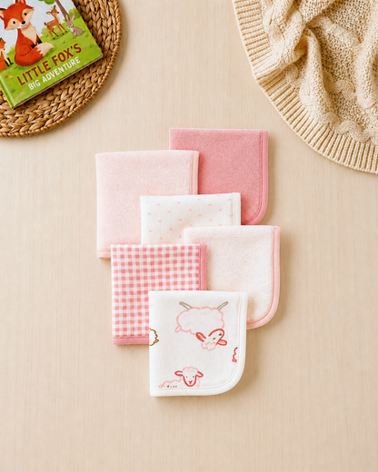🛁 Carter’s Baby Girl "Bath Time Bliss" Deluxe Gift Box – 10-Piece Sheep Collection