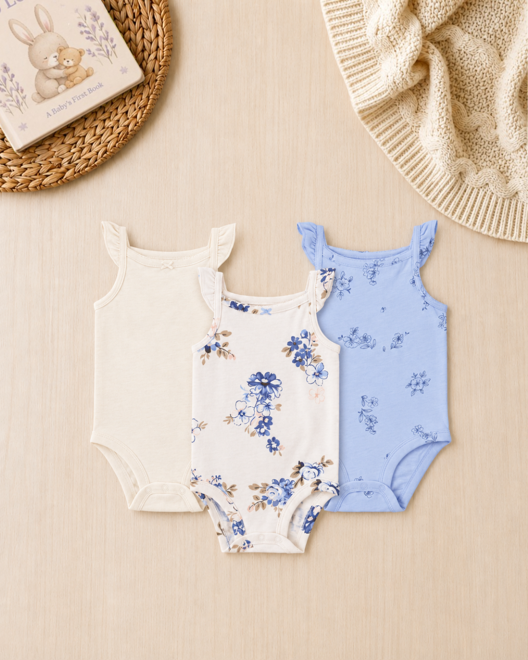 🦒 Original Carter’s Baby Girl "Sleepy Safari" Baby Box – 9-Piece Baby Essentials Collection