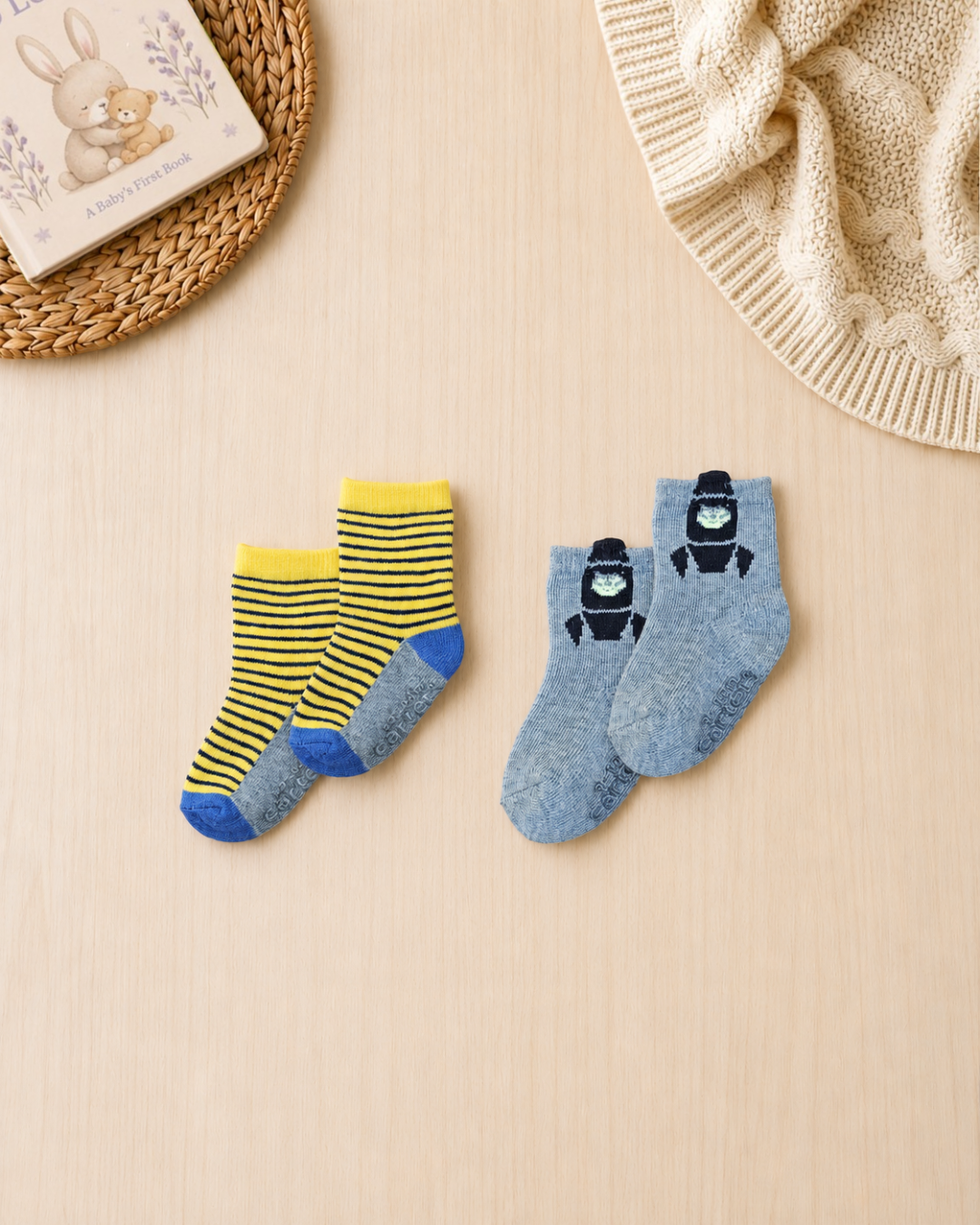🦁 Original Carter’s Baby Boy "Safari King" Baby Box – 9-Piece Adventure Essentials Collection