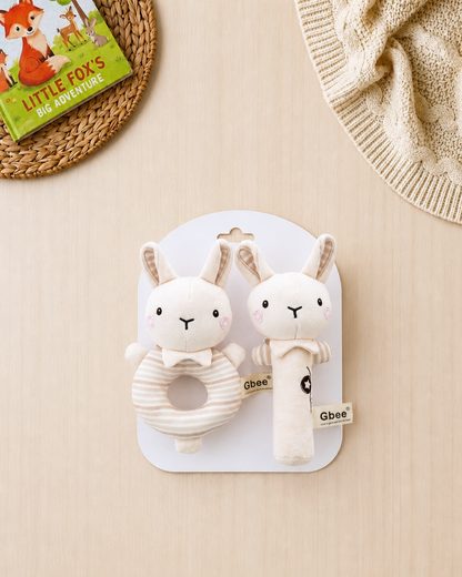 🐰 Baby Girl "Bunny & Ladybug" Premium Gift Box – 6-Piece Boutique Starter Set