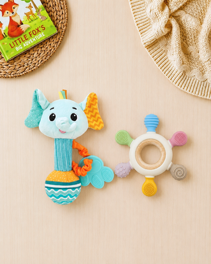 🐘 Carter’s Baby Boy "Tiny & Wild" Deluxe Gift Box – 13-Piece Essential Collection