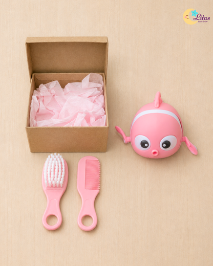 🛁Original Carter’s Baby Girl "Bath Time Bliss" Deluxe Box – 10-Piece Sheep Collection