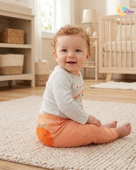🎃 Carter’s Baby Unisex 2-Piece "My First Halloween" Bodysuit & Pants Set