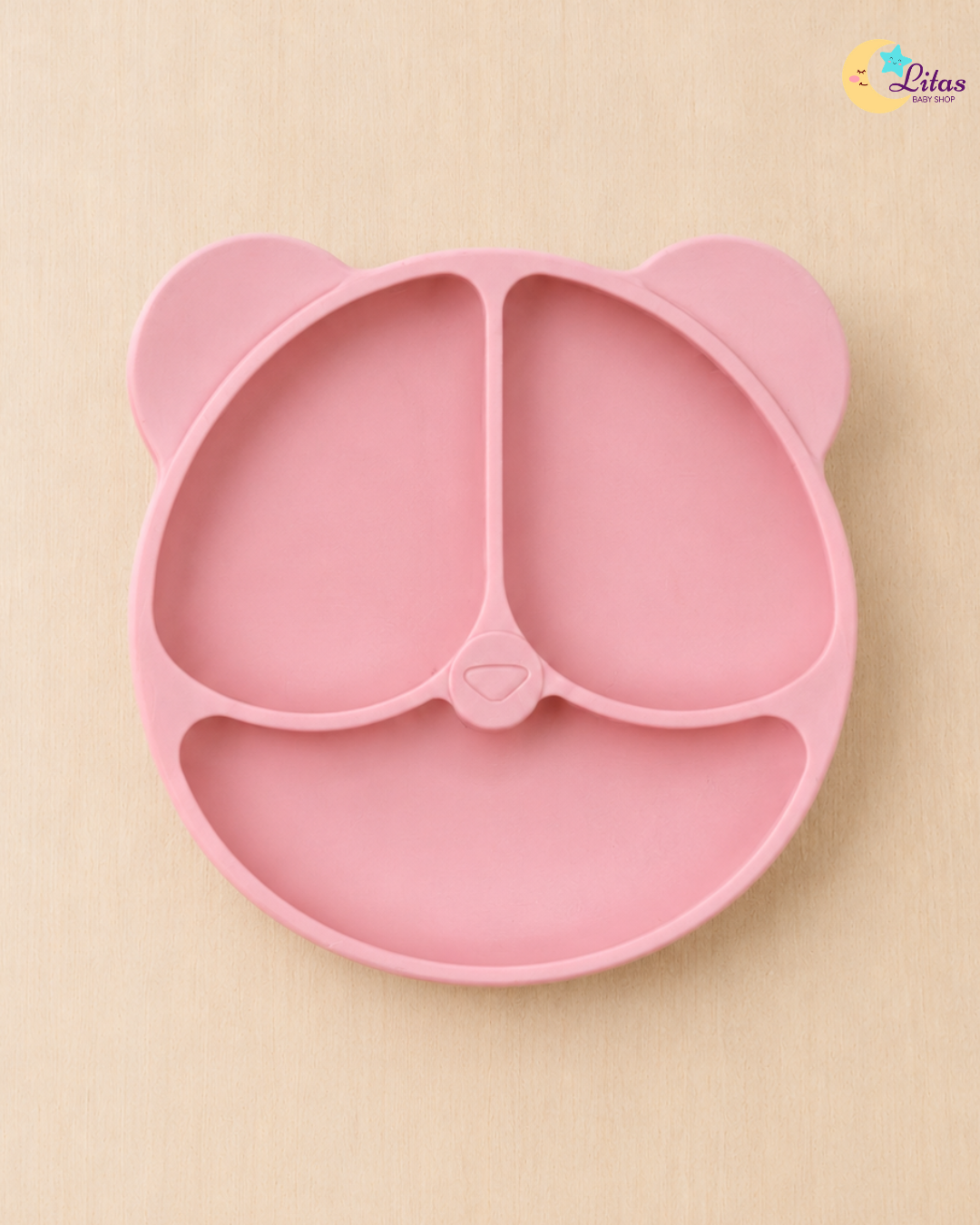 🐻 Baby Girl 6-Piece Feeding Set – Pink Bear