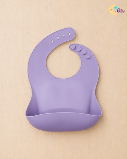 🐻 Baby Girl 6-Piece Feeding Set – Purple Lavender Bear