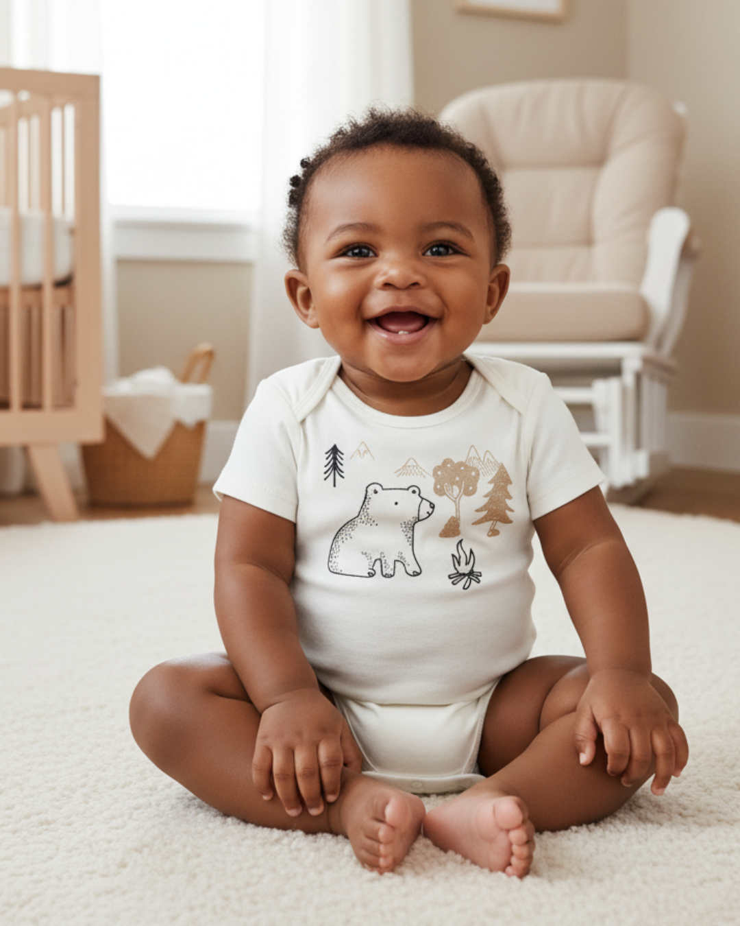 🏔️ Original Carter's Baby Boy Short-Sleeve Bodysuits – Little Adventure Seeker (5-Pack)