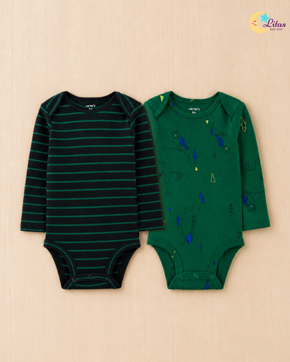 🦕Original Carter’s Baby Boy "Dino & Lion" Premium Box – 6-Piece Boutique Starter Collection