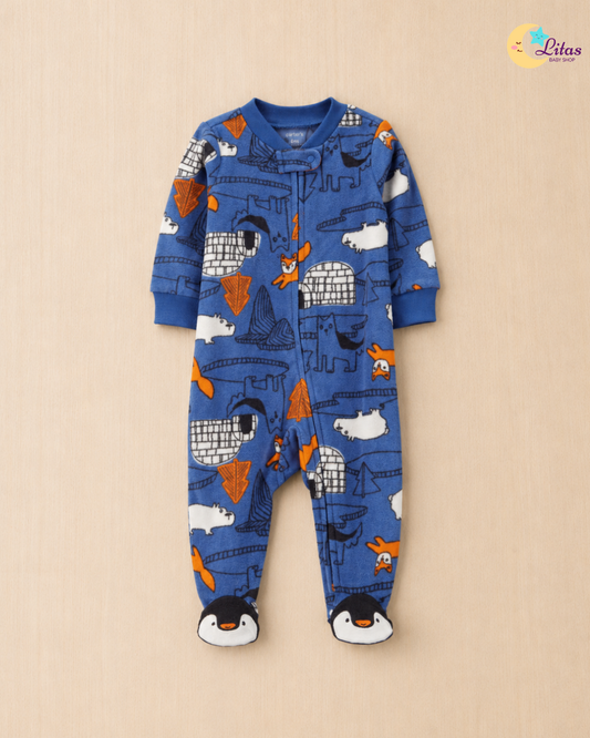 💙 Baby Boy "Polar Friends" All-Carter’s Value Pack – 8-Piece Boutique Collection