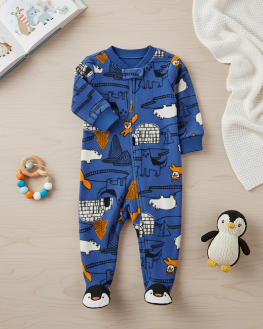 💙 Baby Boy "Igloo Adventures" All-Carter’s Value Pack – 5-Piece Boutique Collection