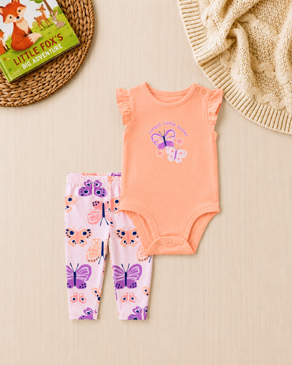 🌸 Baby Girl "Butterfly Garden" All-Carter’s Mega Value Pack – 10-Piece Boutique Collection
