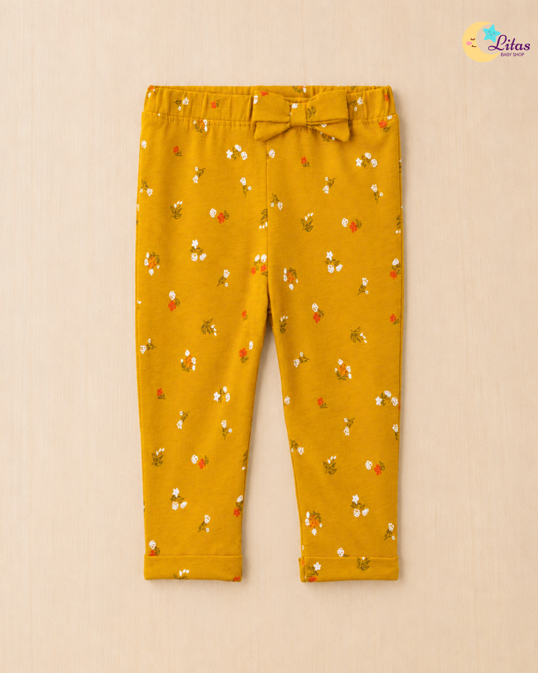 🌼 Original Carter’s Baby Girl 2-Piece Long-Sleeve & Pant Set – Floral Embroidery
