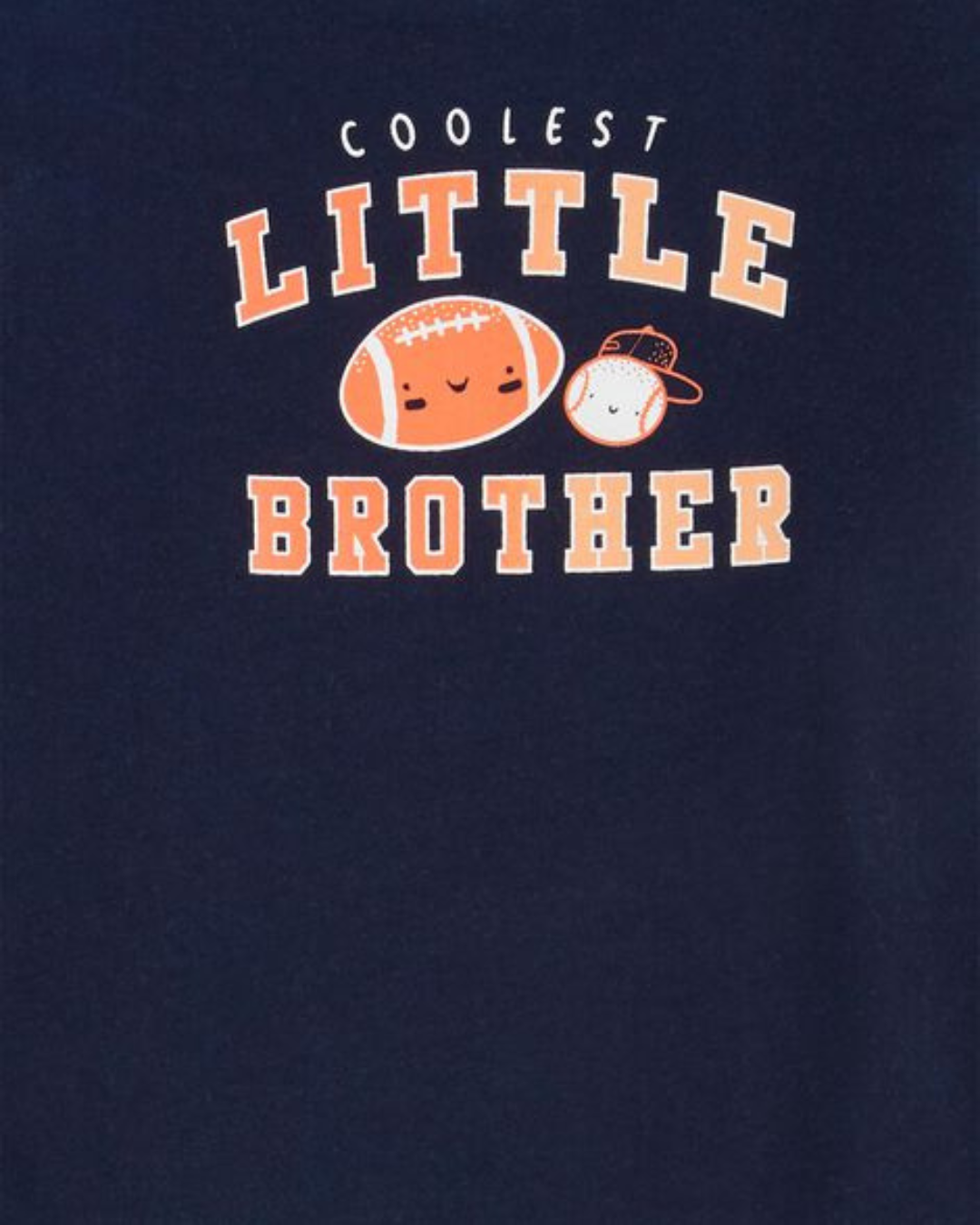 🏈 Original Carter’s Baby Boy 2-Piece Long-Sleeve Bodysuit & Pant Set – Coolest Little Brother
