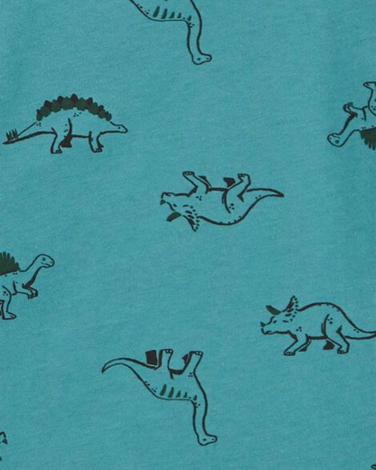 🦖 Original Carter’s Baby Boy 2-Piece Long-Sleeve Bodysuit & Pant Set – Dinosaur Print