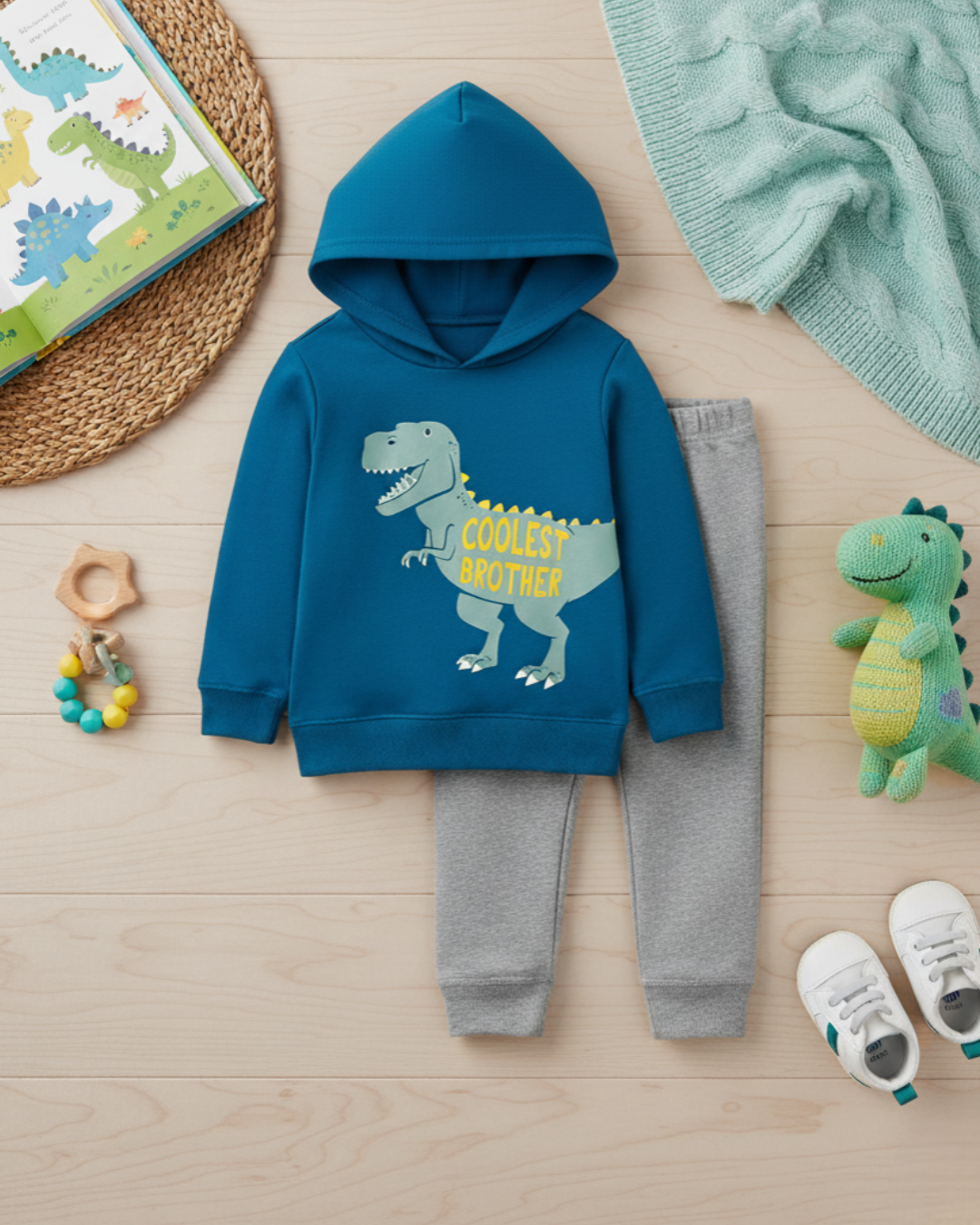 💙 Baby Boy "Dino & Tow" All-Carter’s Value Pack – 7-Piece Boutique Collection