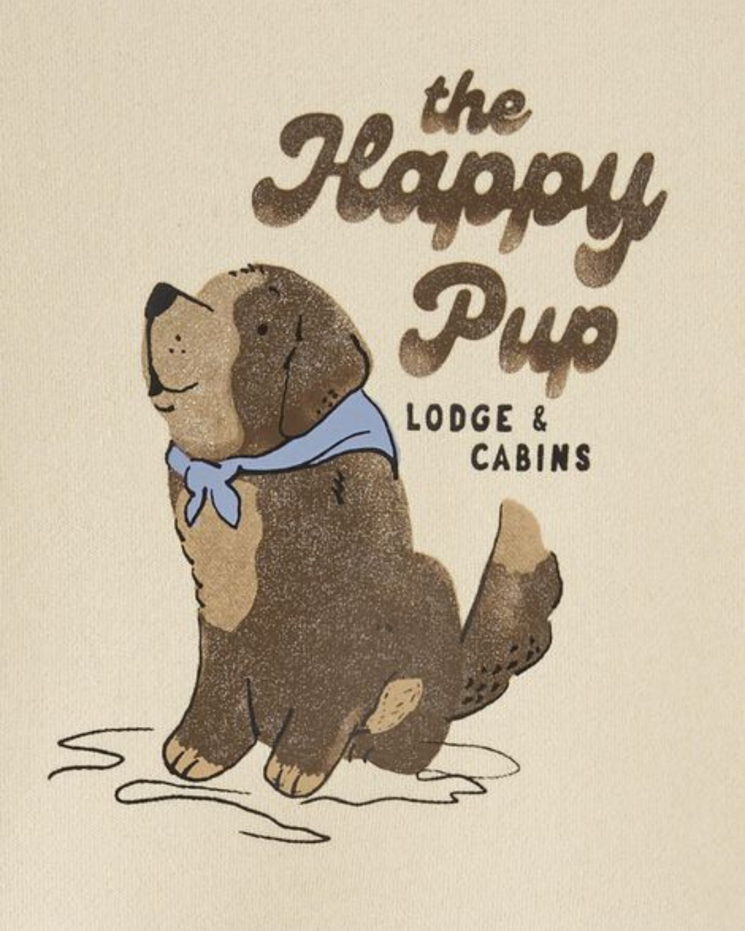 🐶 Original Carter’s Baby Boy 2-Piece Long-Sleeve Sweatshirt & Pant Set – Happy Pup Lodge