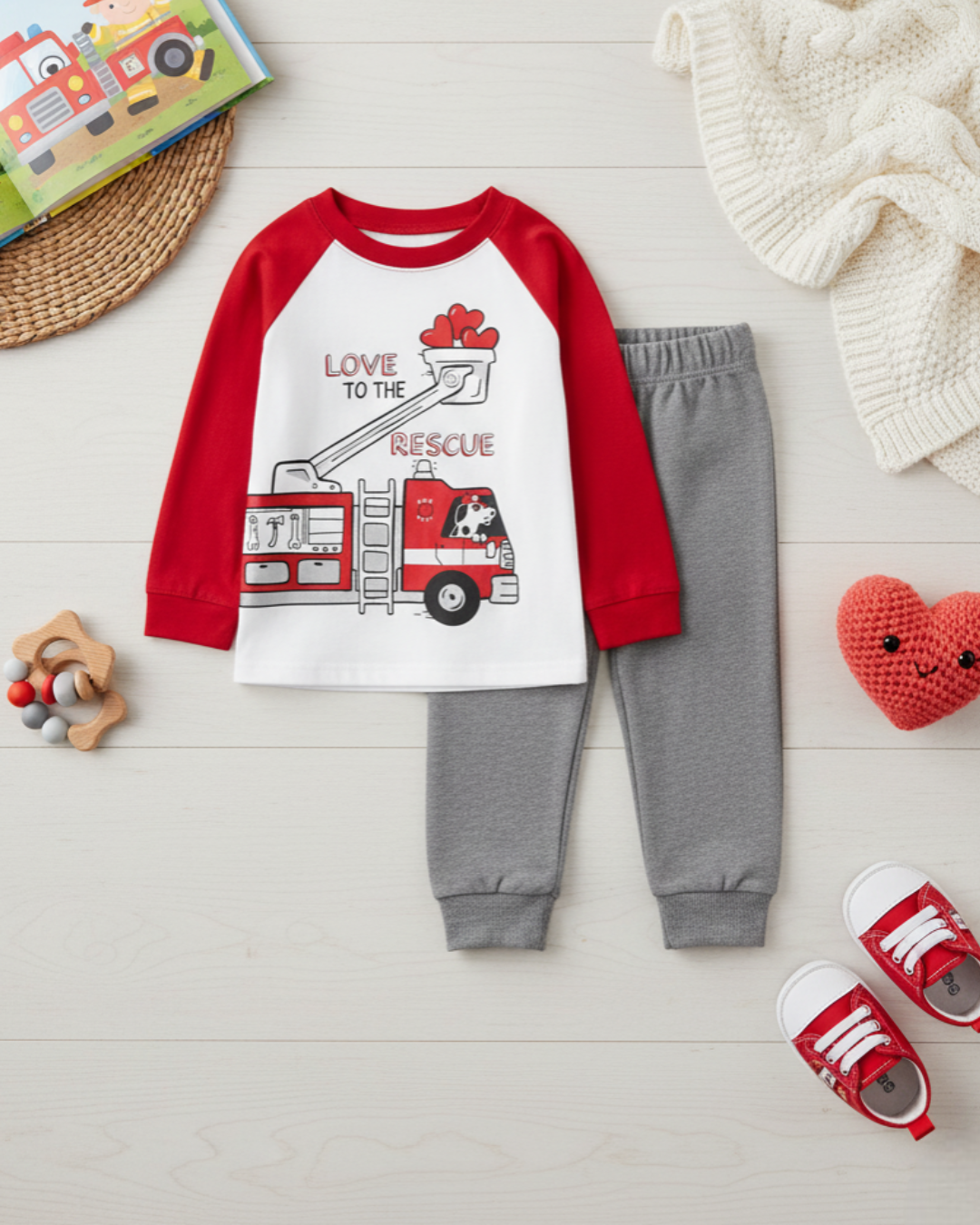 💙 Baby Boy "Rescue & Dino" All-Carter’s Value Pack – 9-Piece Boutique Mega Collection