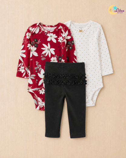 🌸 Original Carter’s Baby Girl "Little Wildflower" 8-Piece Baby Bundle