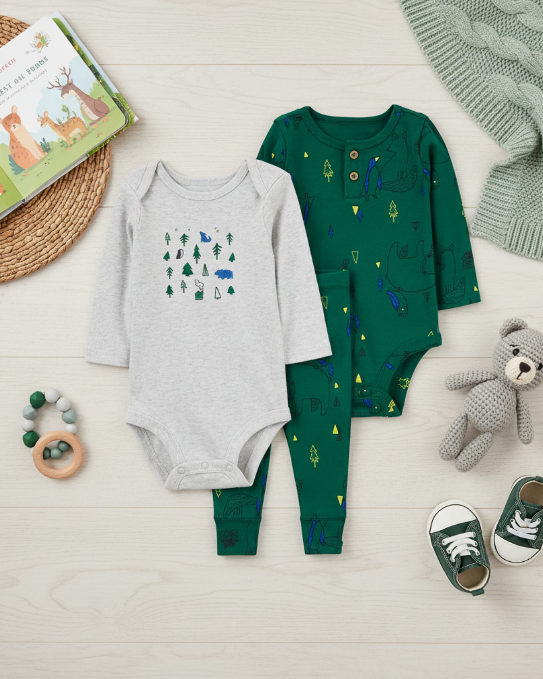 💙 Baby Boy "Rescue & Dino" All-Carter’s Value Pack – 9-Piece Boutique Mega Collection