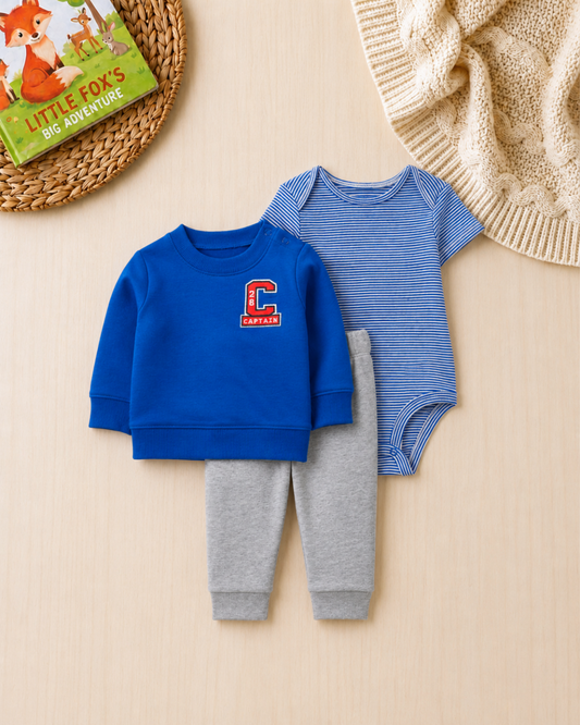 🐘 Carter’s Baby Boy "Tiny & Wild" Deluxe Gift Box – 13-Piece Essential Collection