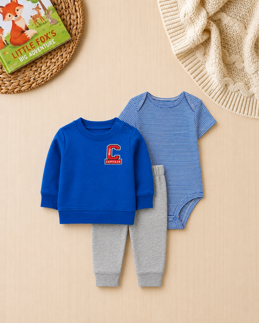 🐘Original Carter’s Baby Boy "Tiny & Wild" Deluxe Box – 13-Piece Essential Collection