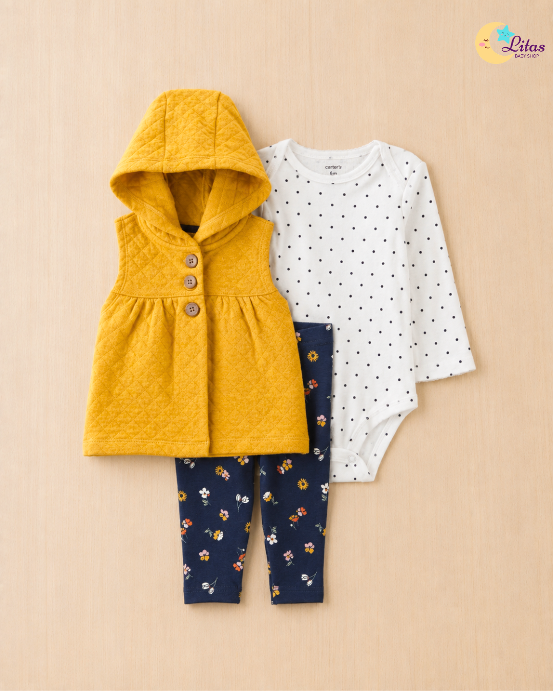 🧜‍♀️Original Carter’s Baby Girl "Under the Sea" 8-Piece Baby Bundle